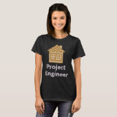 Project Engineer Fun Gingerbread House Decorating Tシャツ (正面フル)