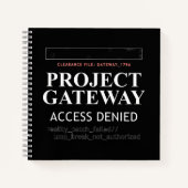 Project Gateway - ACCESS DENIED - Reality Glitch ノートブック (正面)