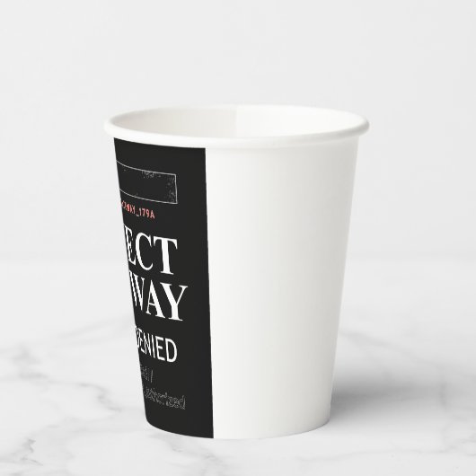 Project Gateway - ACCESS DENIED - Reality Glitch 紙コップ (左)