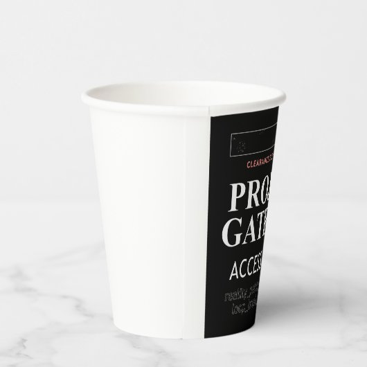 Project Gateway - ACCESS DENIED - Reality Glitch 紙コップ (右)