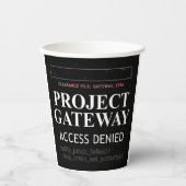 Project Gateway - ACCESS DENIED - Reality Glitch 紙コップ (正面)