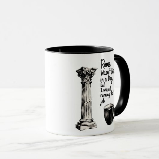 Project Manager Mug, Rome Wasn't Built in A Day マグカップ (正面右)