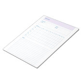 Project Planning Template, Printable Planner Sheet ノートパッド (アングル)