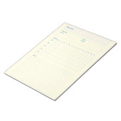 Project Planning Template, Printable Planner Sheet ノートパッド (アングル)