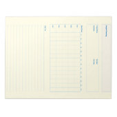 Project Planning Template, Printable Planner Sheet ノートパッド (正面)