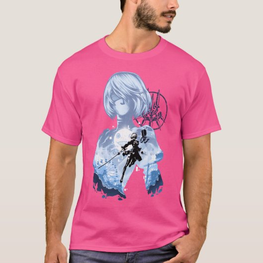 Project Yorha No. 2 B - Nier Automata Tシャツ (正面)