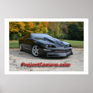 ProjectCamaro.com黒いCamaro ポスター