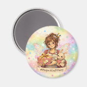 #ProjectCraftFairy - クラフトコミュニティのための募金活動 マグネット (正面/裏面)