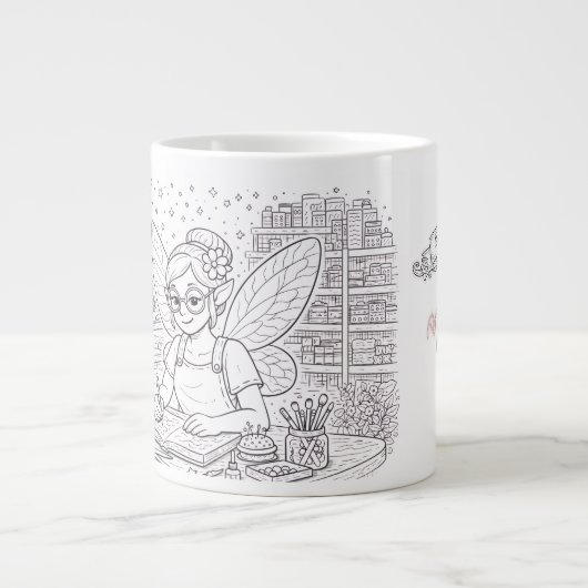 #ProjectCraftFairy LuLu v1 Specialty Mug ジャンボコーヒーマグカップ (正面)