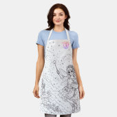 #ProjectCraftFairy LuLu v2 Colouring エプロン (着用した状態)