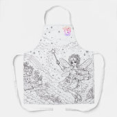 #ProjectCraftFairy LuLu v2 Colouring エプロン (正面)