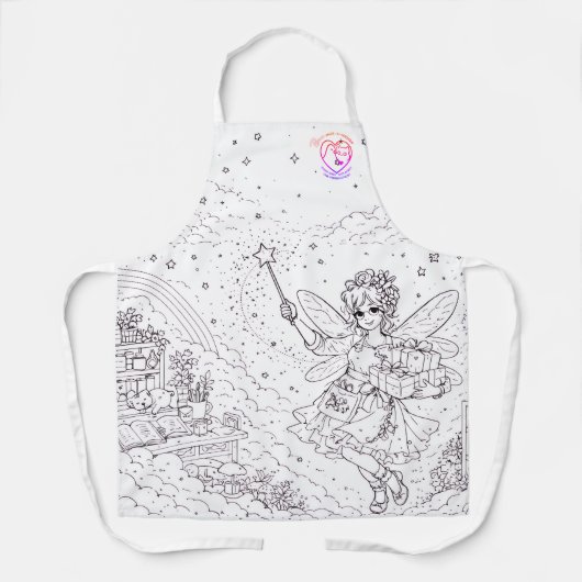 #ProjectCraftFairy LuLu v2 Colouring エプロン (正面)