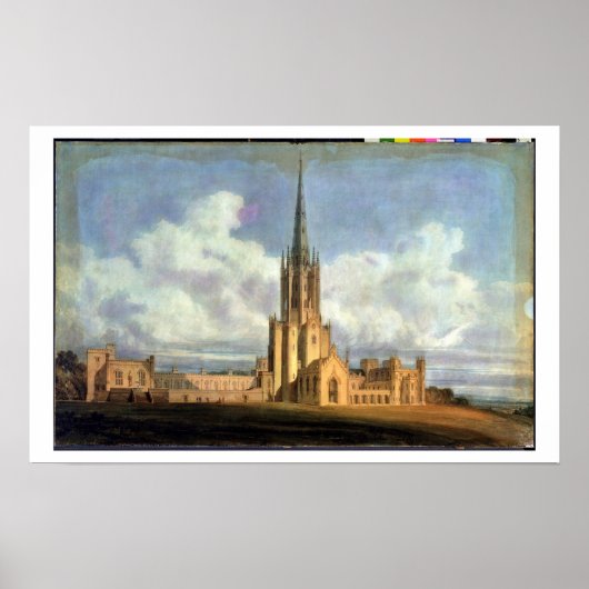 Projected Design for Fonthill Abbey, Wiltshire, 17 ポスター (正面)