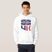 PROJECTED FLAG UK / ENGLAND BY MASANSER パーカ (正面フル)