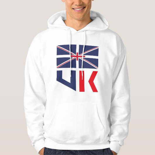 PROJECTED FLAG UK / ENGLAND BY MASANSER パーカ (正面)