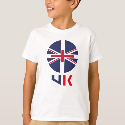 PROJECTED FLAG UK / ENGLAND BY MASANSER Tシャツ (正面)