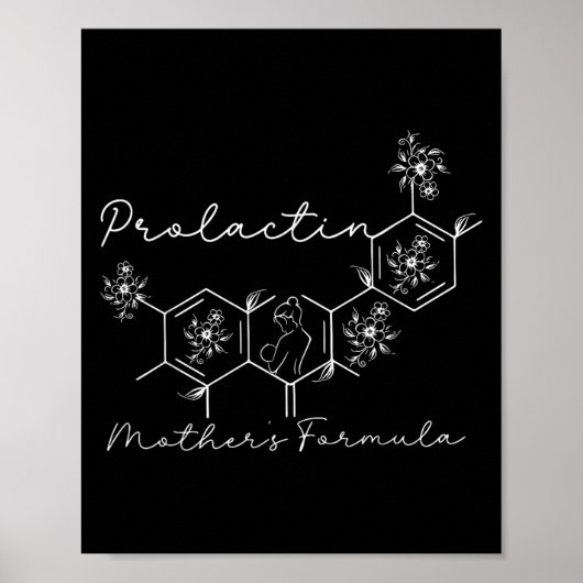Prolactin Mothers Formula Lactation Nurse Labor An ポスター (正面)