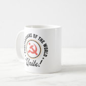 Proletarians of the World Unite! コーヒーマグカップ (正面左)