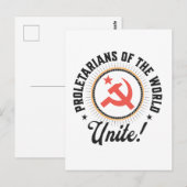 Proletarians of the World Unite! ポストカード (正面/裏面)