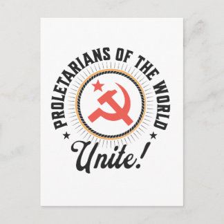 Proletarians of the World Unite! ポストカード