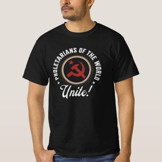 Proletarians of the World Unite! Tシャツ (正面)