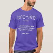 ProLifeプレミアム Tシャツ (正面)