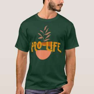 Prolife Retro Botanical Plant Tシャツ