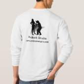 PROLOOKのスタジオのロゴLONGSLEEVEのワイシャツ Tシャツ (裏面)