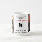PROLOOKの大物モデル- ALYSSA MCKEEのコーヒー・マグ コーヒーマグカップ (中央)