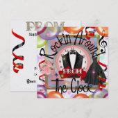 PROM ロッキン・アラウンド・ザ・クロック・パーティー - SRF 招待状 (正面/裏面)