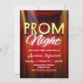 Prom Night - Broadway Invitation 招待状 (正面)