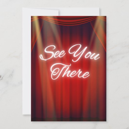 Prom Night - Broadway Invitation 招待状 (裏面)