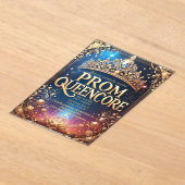 Prom Queencore招待状:素晴らし王室のテーマ アクリル招待状 (レイダウン)