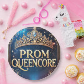 Prom Queencore招待状:素晴らし王室のテーマ ペーパープレート (パーティー)