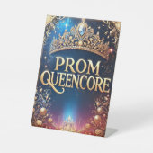 Prom Queencore招待状:素晴らし王室のテーマ 台座サイン (正面)