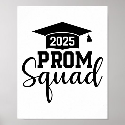 Prom Squad 2025年おもしろい卒業Prom Cl Of 2025 1 ポスター (正面)