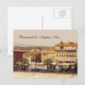 Promenade des Anglais，ニースはがき ポストカード (正面/裏面)