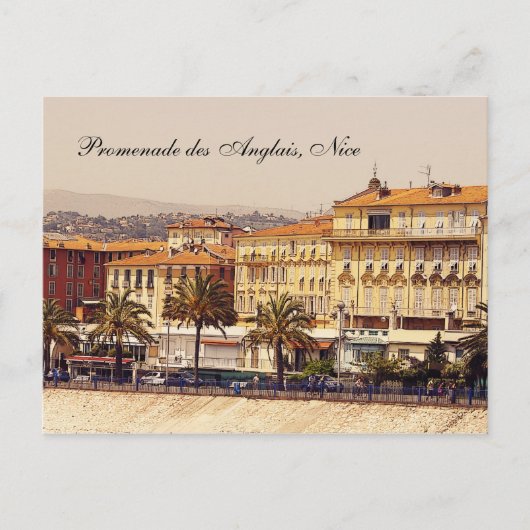 Promenade des Anglais，ニースはがき ポストカード (正面)