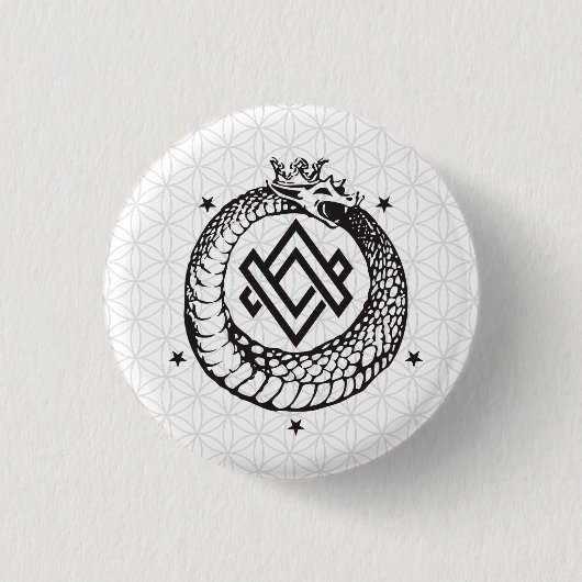 Prometheusのロゴボタン 缶バッジ (正面)