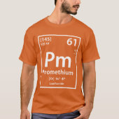 Promethium Element （白） Tシャツ (正面)