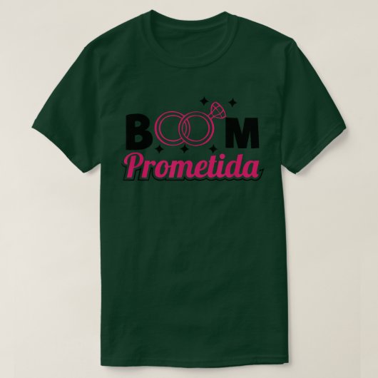 Prometida Wedding Promise Promise  Engagement Brid Tシャツ (デザイン正面)