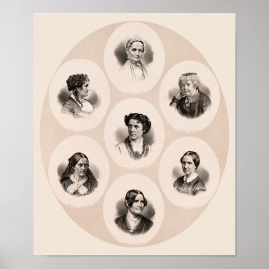 Prominent Figures Of The Suffrage Movement ポスター (正面)