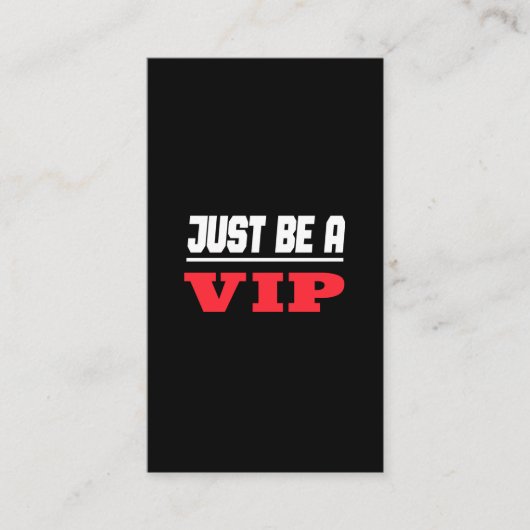 Prominenter Star - Just Be A VIP 名刺 (正面)