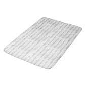 Promise保 Sheet Music Bath Mat バスマット (アングル)