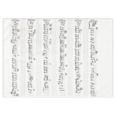 Promise 保手書きシートミュージックテーブルクロス テーブルクロス (正面(横))