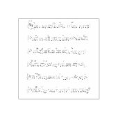 Promise 保 Sheet Musicのラバースタンプ ラバースタンプ (インプリント)