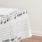 Promise 保 Sheet Musicテーブルクロスの テーブルクロス (インサイチュ)