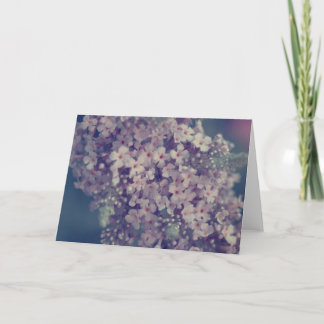 Promise 2 | ライラックの花の写真 ブランクカード カード