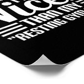 Promise I'm A Lot Nicer Than My Resting Gym Face W ポスター (角)