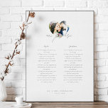 Promise Newlywedsの結婚Vowsハート写真 キャンバスプリント<br><div class="desc">新婚のMr.ミセス私たちの約束の結婚式の日の誓い&写真記念キャンバス常にあなたの特別な日と愛を覚え、お互いに約束するプリント。エレガントな結婚式の日の記念キャンバスの印刷は手で表示さミニマルれ独身のるハート写真のレイアウトを備えエレガントて書のスタイルタイポグラフィ。あなたの名前、の日付結婚と特別なメモリの記念の誓いでパーソナライズ結婚しなさい。</div>